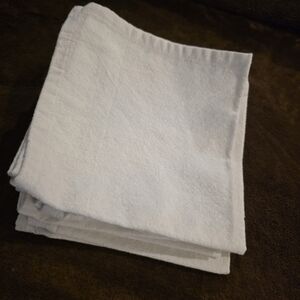 White Cotton Napkins - Set of 9